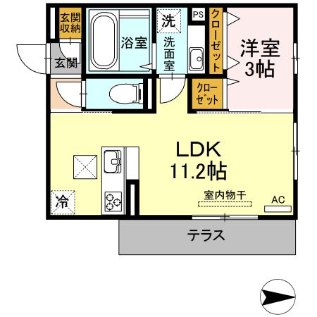 コンフォール（105） 間取り図画像