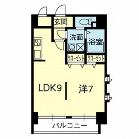 EMYU新町（609） 間取り図画像