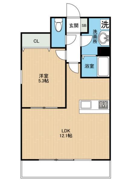クロノス25上熊本（601） 間取り図画像