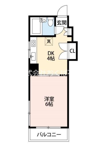 シハラマンションAビルド（502） 間取り図画像