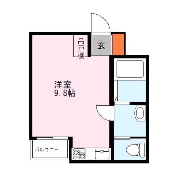 メゾンド坪井（303） 間取り図画像