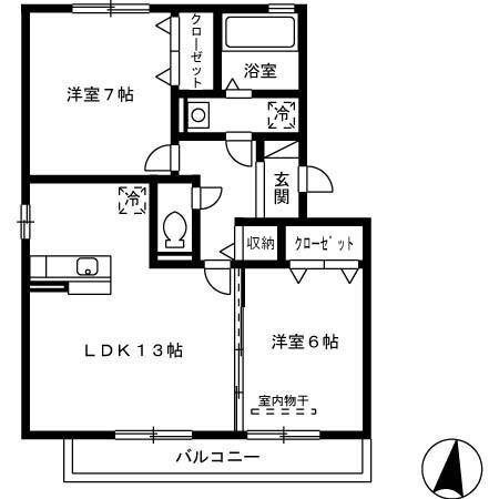 エスペラール（205） 間取り図画像