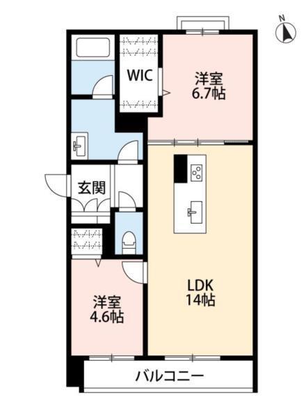 シャーメゾン藤崎宮（303） 間取り図画像