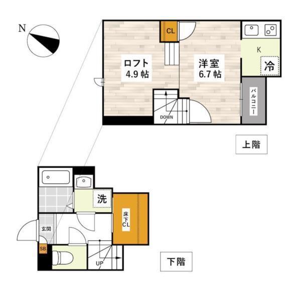 ADC帯山グラン（103） 間取り図画像