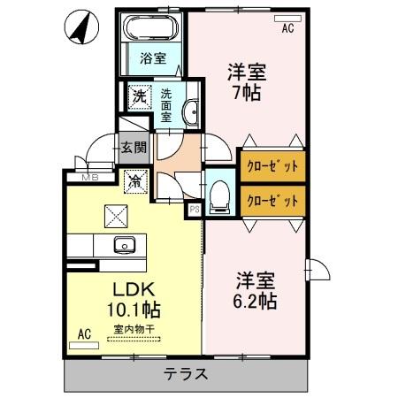 アルページュ（101） 間取り図画像