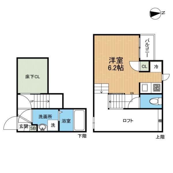 CB坪井ブランカ（0105） 間取り図画像