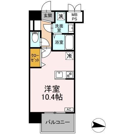 ＳＱＵＡＲＥ光の森駅前（204） 間取り図画像