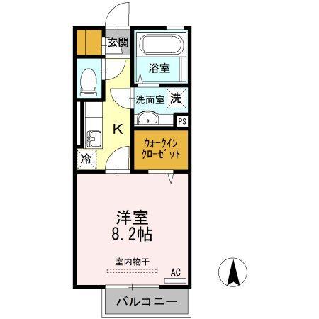 アザックみゆき（202） 間取り図画像