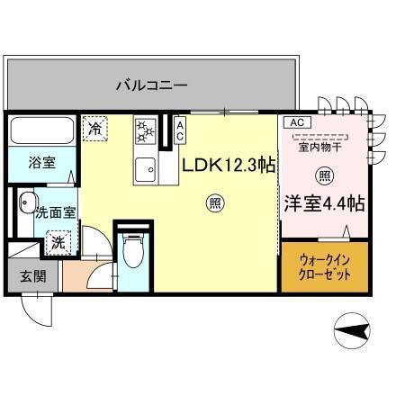グランフォレスト大江（205） 間取り図画像