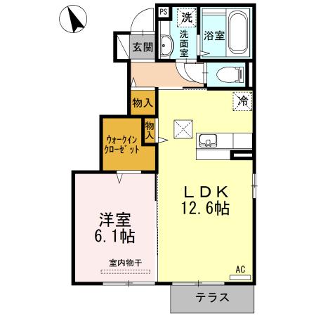 グランシャリオ須屋（101） 間取り図画像