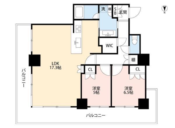 ザ・熊本タワー（くまもと森都心）（01001） 間取り図画像