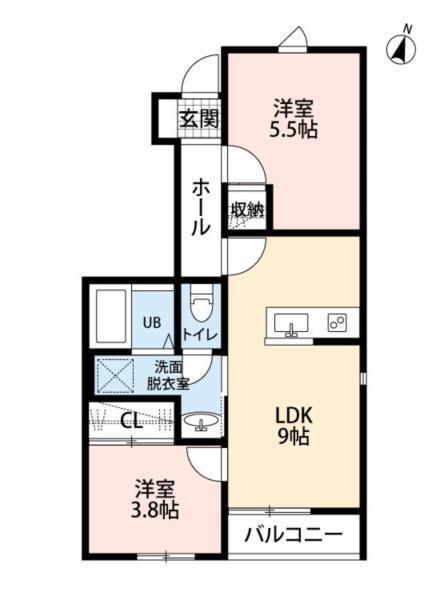 Seven Stars 野間口III（0101） 間取り図画像