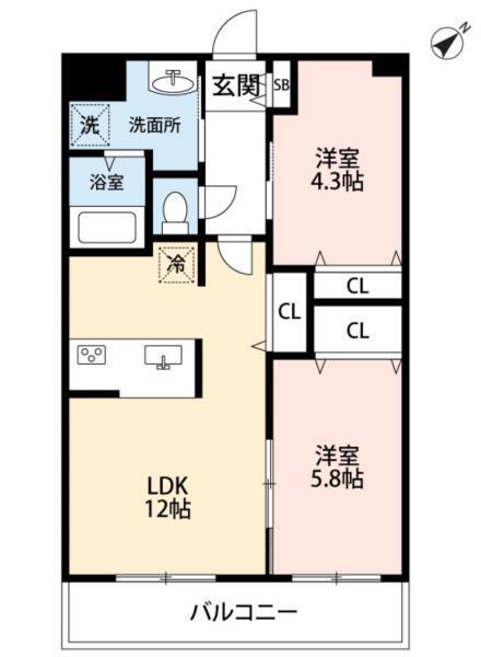 KANNA-KAMUI（105） 間取り図画像