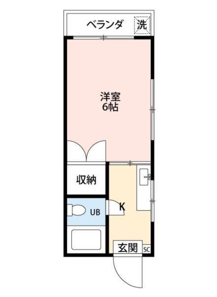 井野ハイツ（0302） 間取り図画像