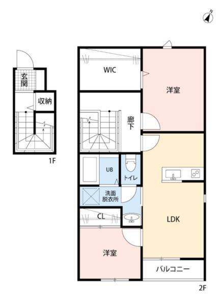 Seven Stars 野間口III（0201） 間取り図画像