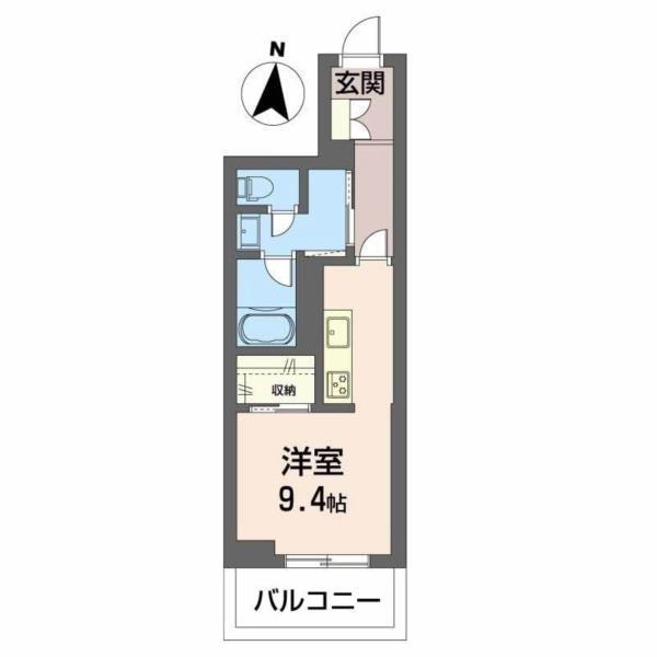 シャーメゾン九品寺（302） 間取り図画像