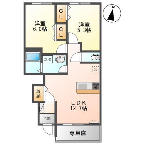 ピュアステージⅠ 間取り図画像
