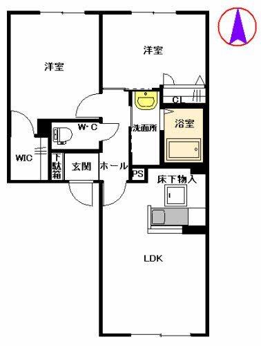 エマーブルＥＺＵ（103） 間取り図画像