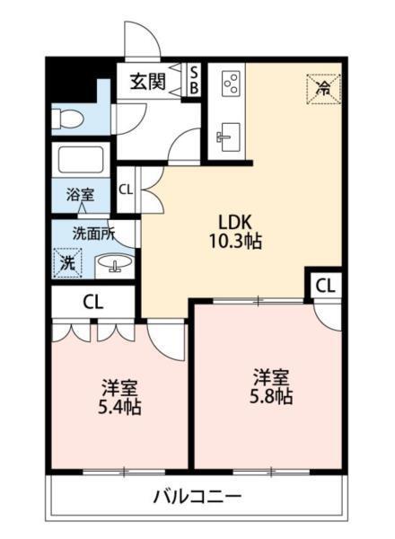 KANNA-KAMUI（502） 間取り図画像