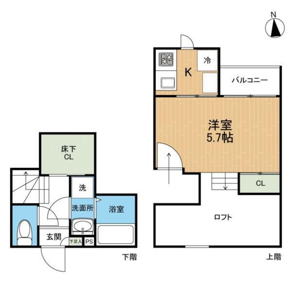 CB九品寺リヤン（0203） 間取り図画像