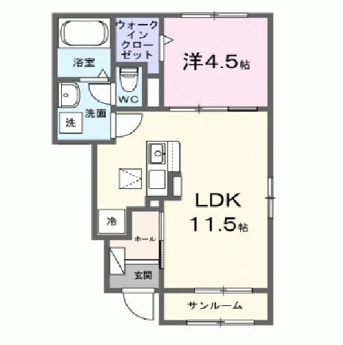 アルバーダカサ（105） 間取り図画像