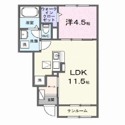 アルバーダカサ（103） 間取り図画像
