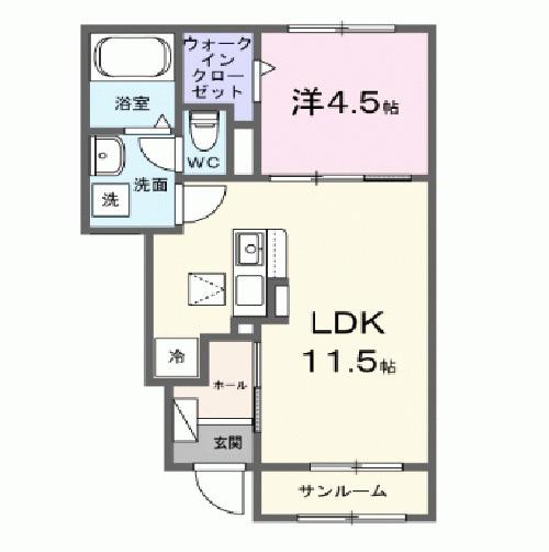 アルバーダカサ（102） 間取り図画像