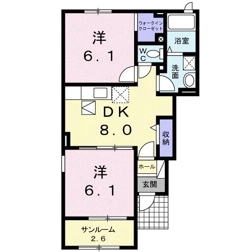 カーサ　センキンコウ　アン（101） 間取り図画像