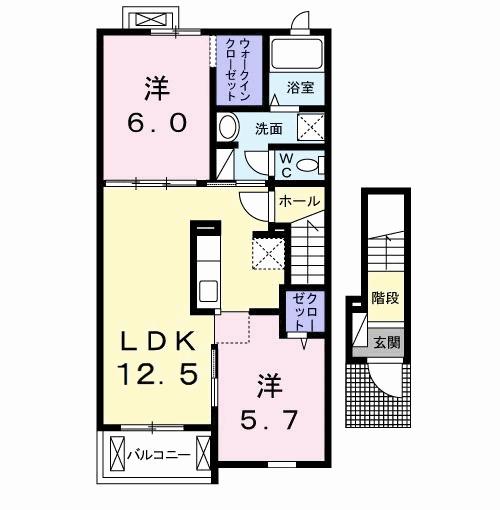 アン　アーブル　Ｂ（202） 間取り図画像
