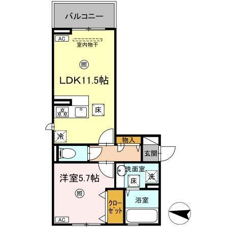 シャルマン12（101） 間取り図画像