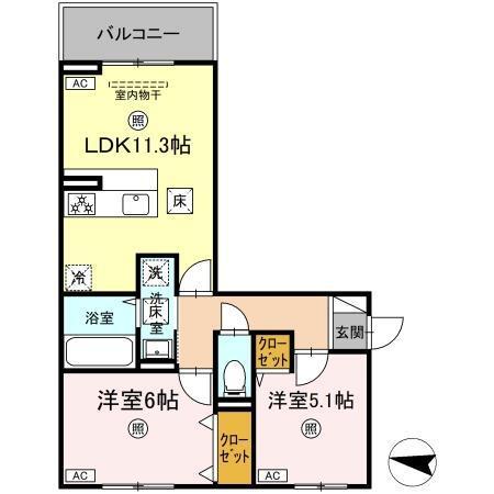 シャルマン12（105） 間取り図画像