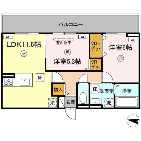 シャルマン12（106） 間取り図画像