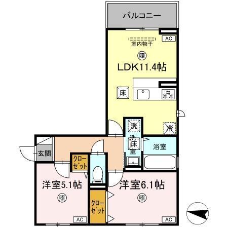 シャルマン12（107） 間取り図画像