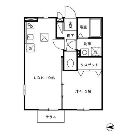 セジュールサティ（103） 間取り図画像