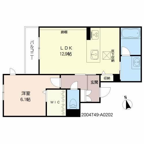 シャーメゾン藤崎宮（202） 間取り図画像