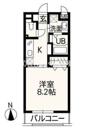 ホワイトステージ・熊本西（304） 間取り図画像
