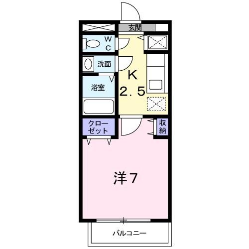 メゾンクレール（102） 間取り図画像