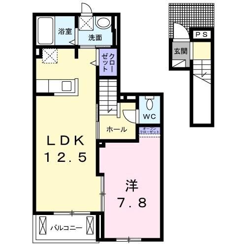 遊雅（202） 間取り図画像