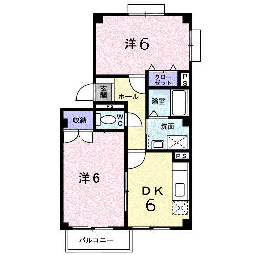 グリーンヒル弐番館（101） 間取り図画像