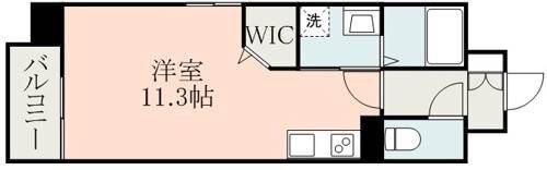 熊本市中央区魚屋町マンション 間取り図画像