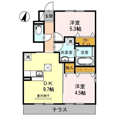 イッチー沼山津（108） 間取り図画像