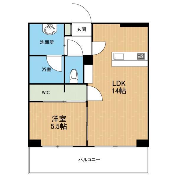 Lestia坪井（802） 間取り図画像