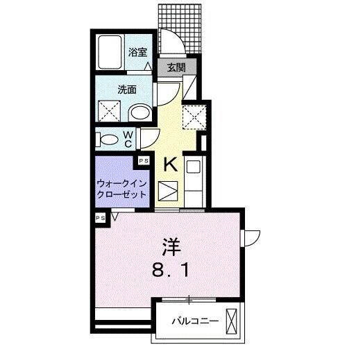 ヴォル　ヴォワリエ（101） 間取り図画像