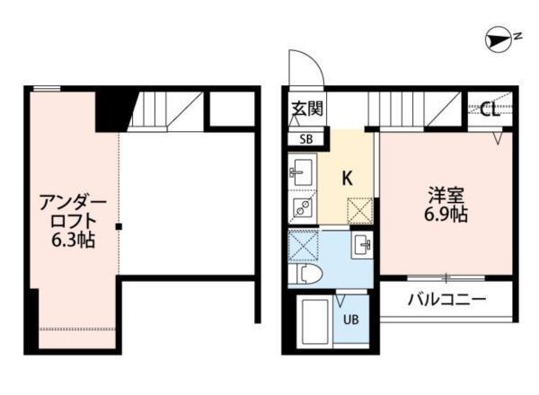 mocos（モコス）（101） 間取り図画像