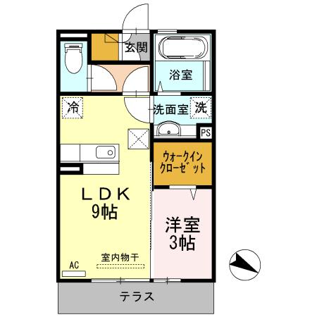 パレス丹波　弐番館（107） 間取り図画像