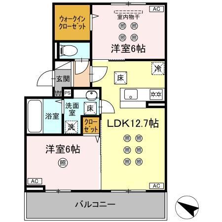 恵彩館（105） 間取り図画像