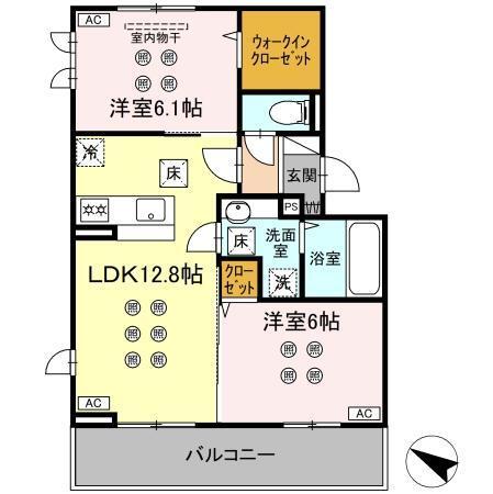 恵彩館（106） 間取り図画像