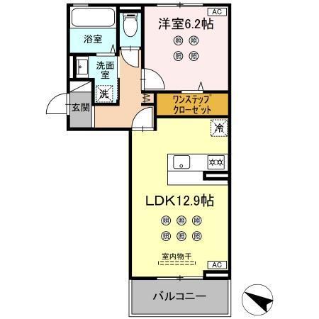 恵彩館（301） 間取り図画像