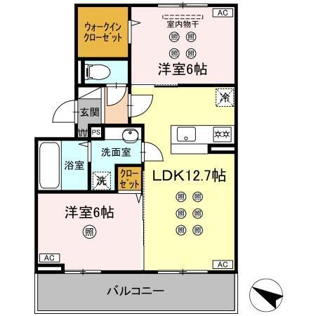 恵彩館（305） 間取り図画像