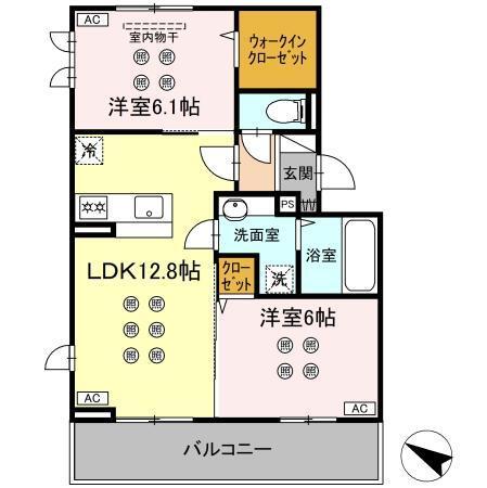 恵彩館（306） 間取り図画像